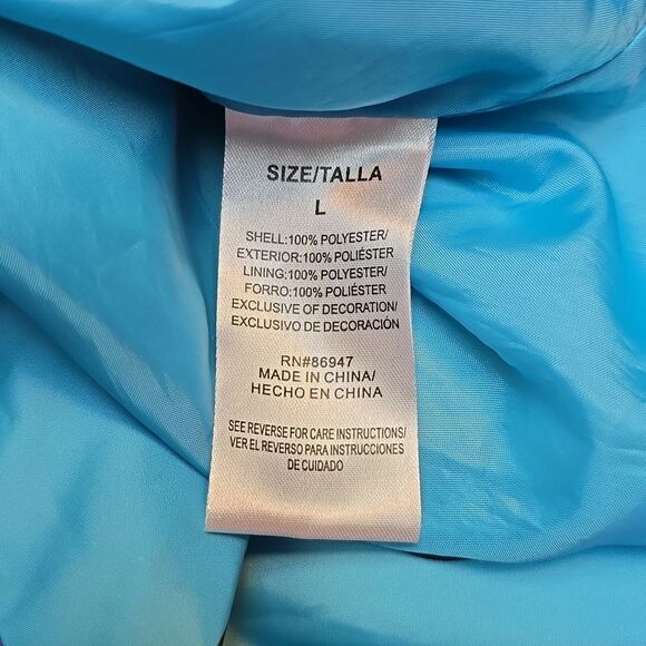 Nickelodeon Rugrats Windbreaker Jacket - Size L | Hooded Quarter-Zip Dinasauer🦖 - Picture 13 of 15